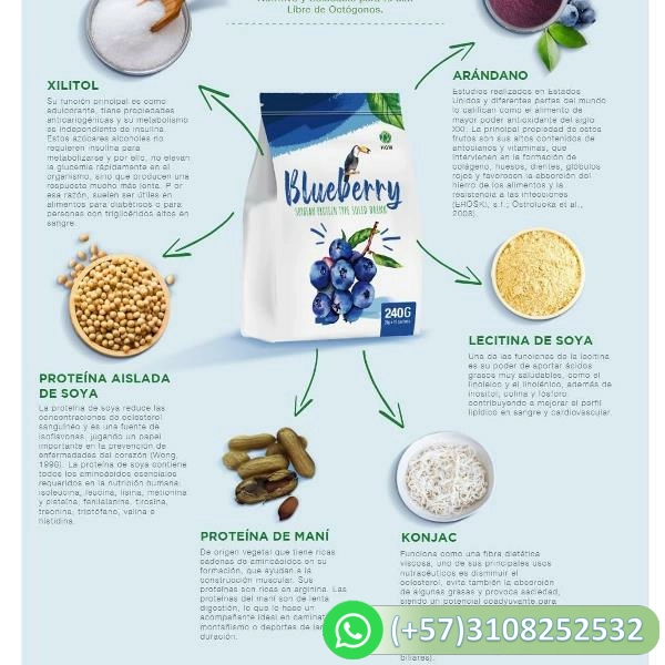 blueberry soy protein powder proteína de soya con arándano blueberry soy protein powder proteína de soya con arándano