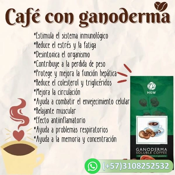 ganoderma soluble coffee café con ganoderma hgw ganoderma soluble coffee café con ganoderma hgw